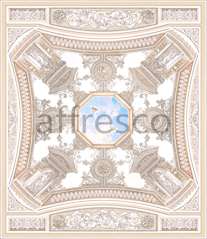 9170 |  Ceilings  | Ceiling ornament sky | Affresco Factory