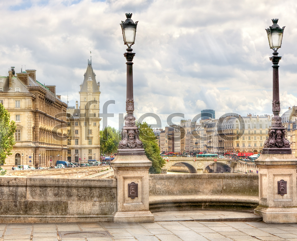 ID11304 | Pictures of Cities  | Lamps on promenade | Affresco Factory