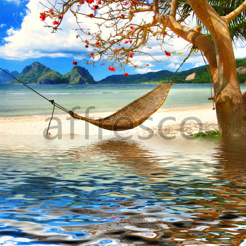 ID11015 | Pictures of Nature  | Hammock next to bay | Affresco Factory