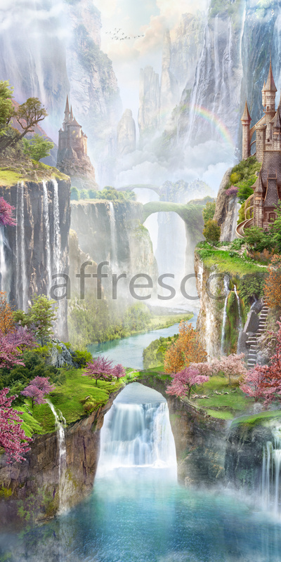 6546 | The best landscapes | Cascades of waterfalls | Affresco Factory
