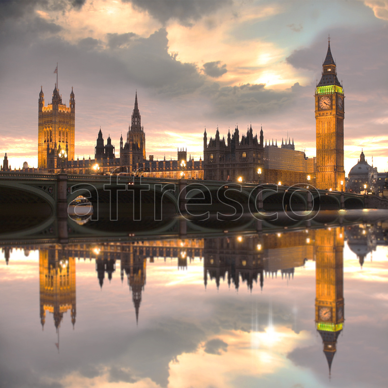 ID10943 | Pictures of Cities  | Evening London view | Affresco Factory