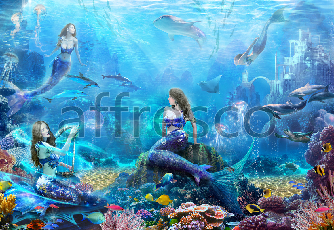 6489 | For Children | Sea mermaids | Affresco Factory