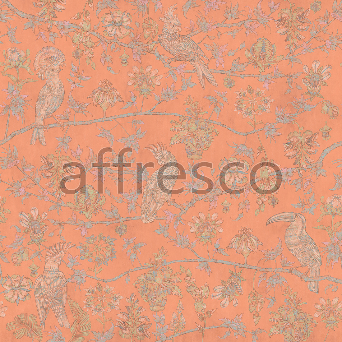 ID135864 | Classic Ornaments | Bird kingdom Color | Affresco Factory