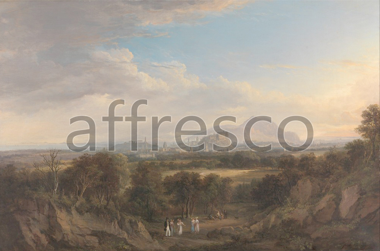 Classic landscapes | Alexander Nasmyth A View of Edinburgh from the West | Affresco Factory